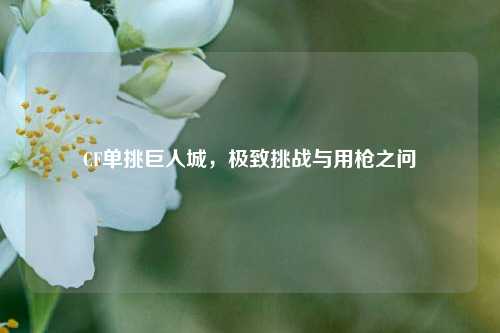 CF单挑巨人城，极致挑战与用枪之问
